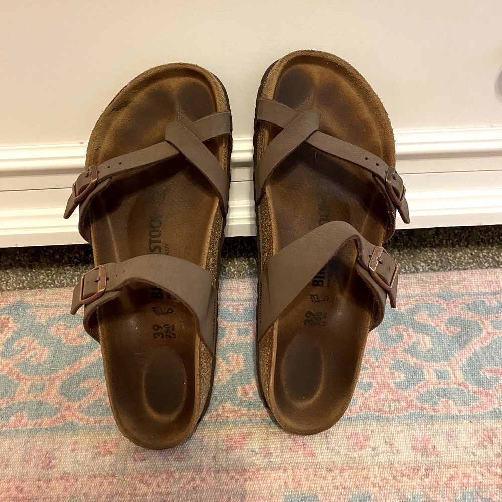 Size 39 Mocha Mayari Sandles size 39 eu (8/8.5 us)